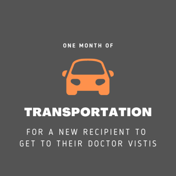 Fund A Need: One month transportation